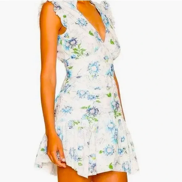 LOVESHACKFANCY Odile Mini Dress - Picture 4 of 16